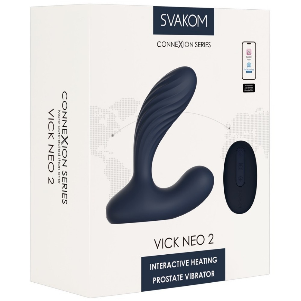 Svakom Vick Neo 2 App Controlled Interactive Heating Prostat Vibratör