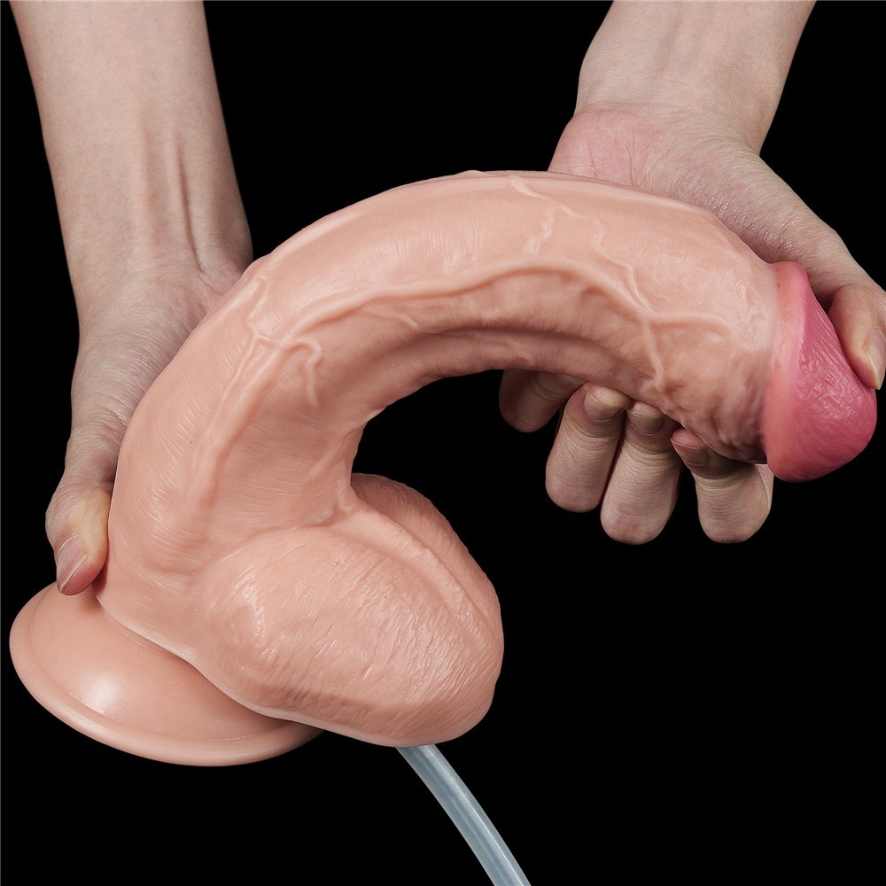 Lovetoy 10'' Squirt Extreme Dildo 25 Cm Boşalabilen Realistik Penis