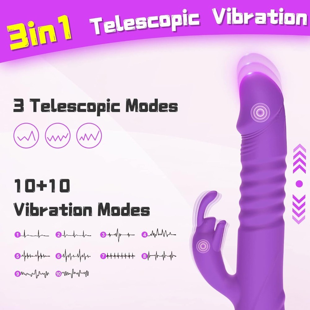 bAŞKa Sex Toys Aise Bionic Design İleri Geri Hareketli Rabbit Vibratör