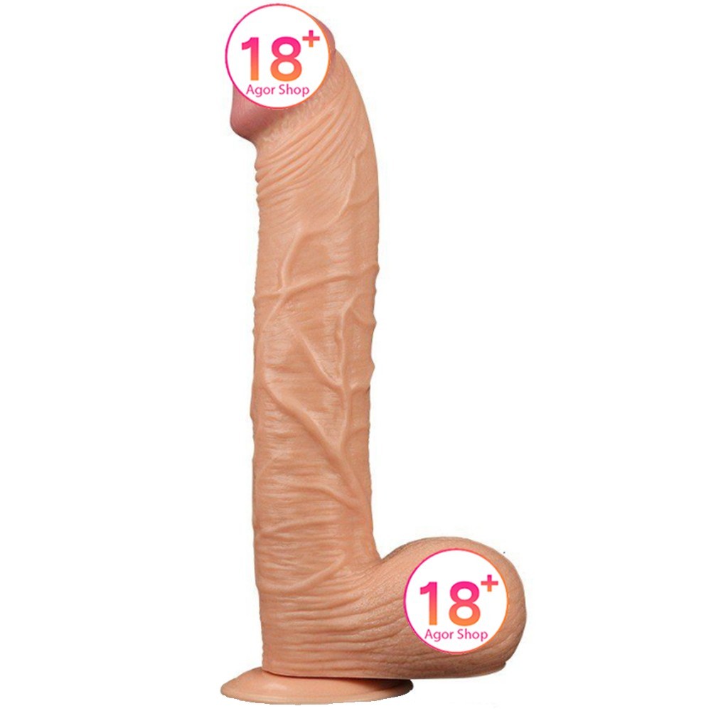 Lovetoy King Sized Realistic Dildo 12'' Büyük Realistik Penis LV2209