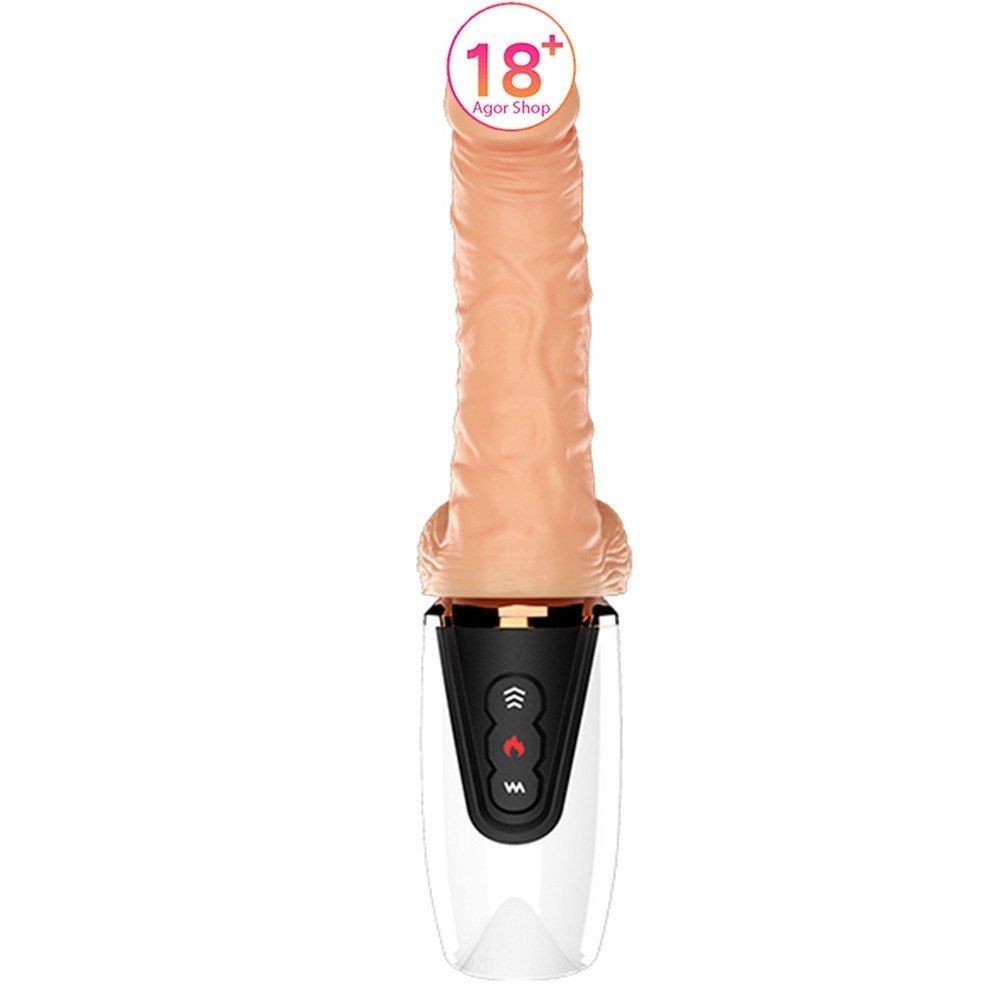 Dibe Sex Massager Sex Machine Isıtmalı İleri Geri Vibratör