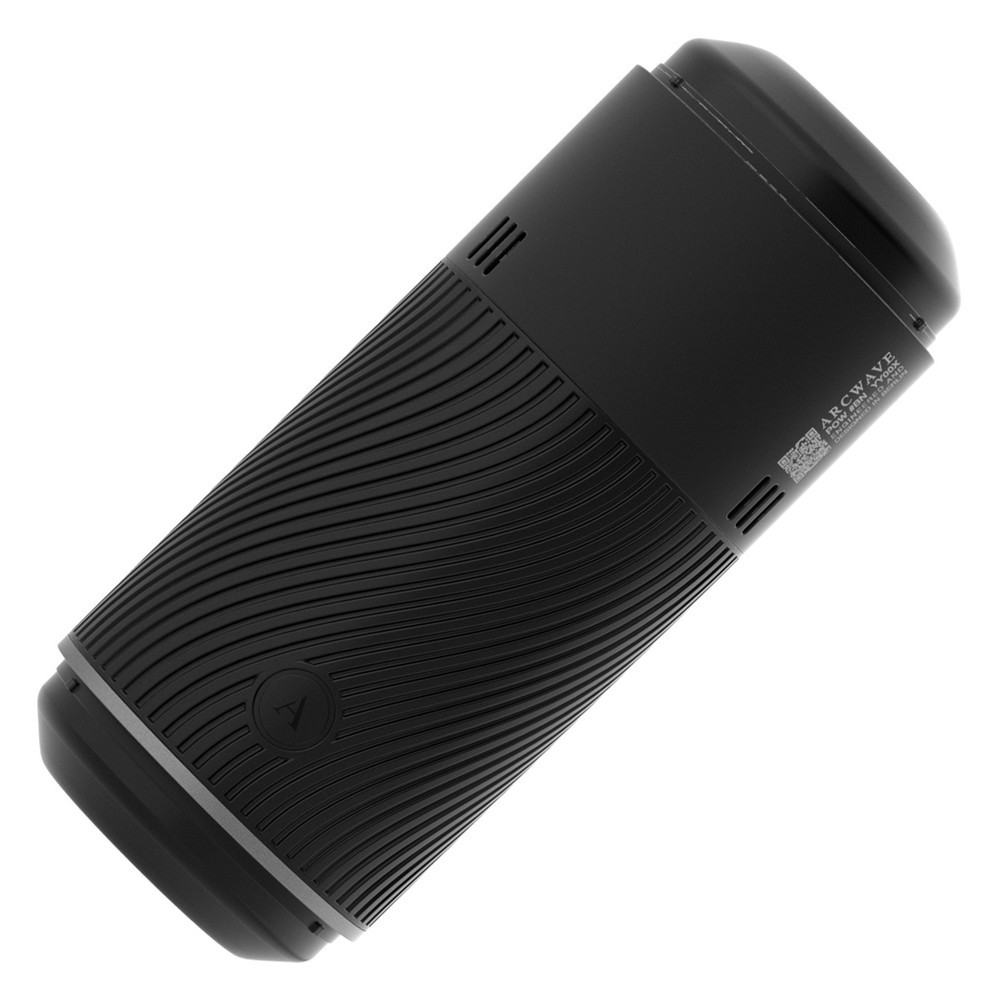Arcwave Pow Manual Stroker CleanTech Silicone Black Emiş Masturbator