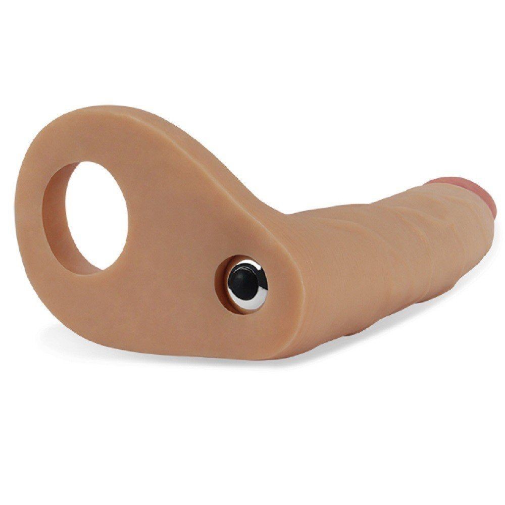 Lovetoy The Ultra Soft Double 17.8 cm Titreşimli Anal Penis LV1133