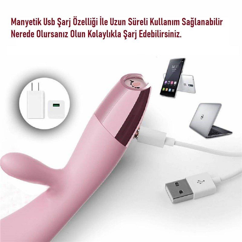 Wowyes V2 Flexible Şarjlı 10 Mod Klitoris Rabbit Vibratör