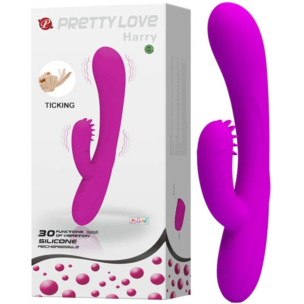Pretty Love Harry Tickling Parmak Sensörlü Rabbitli Vibratör BI-014284