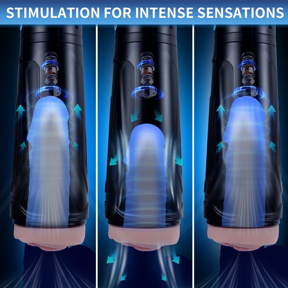 Xise Juicy Lamour Locke Emişli ve Titreşimli Vajina Masturbator JC-MA70046