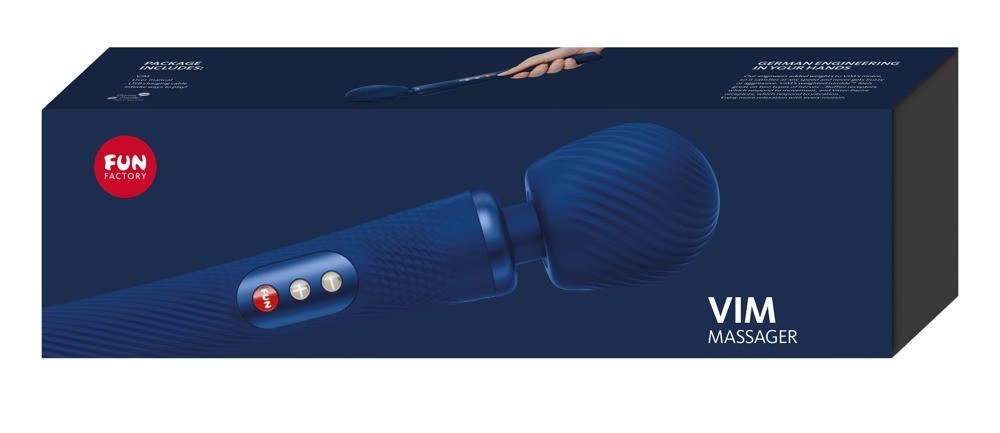 Fun Factory Vım Premium Massager Masaj Wand Vibratör Blue