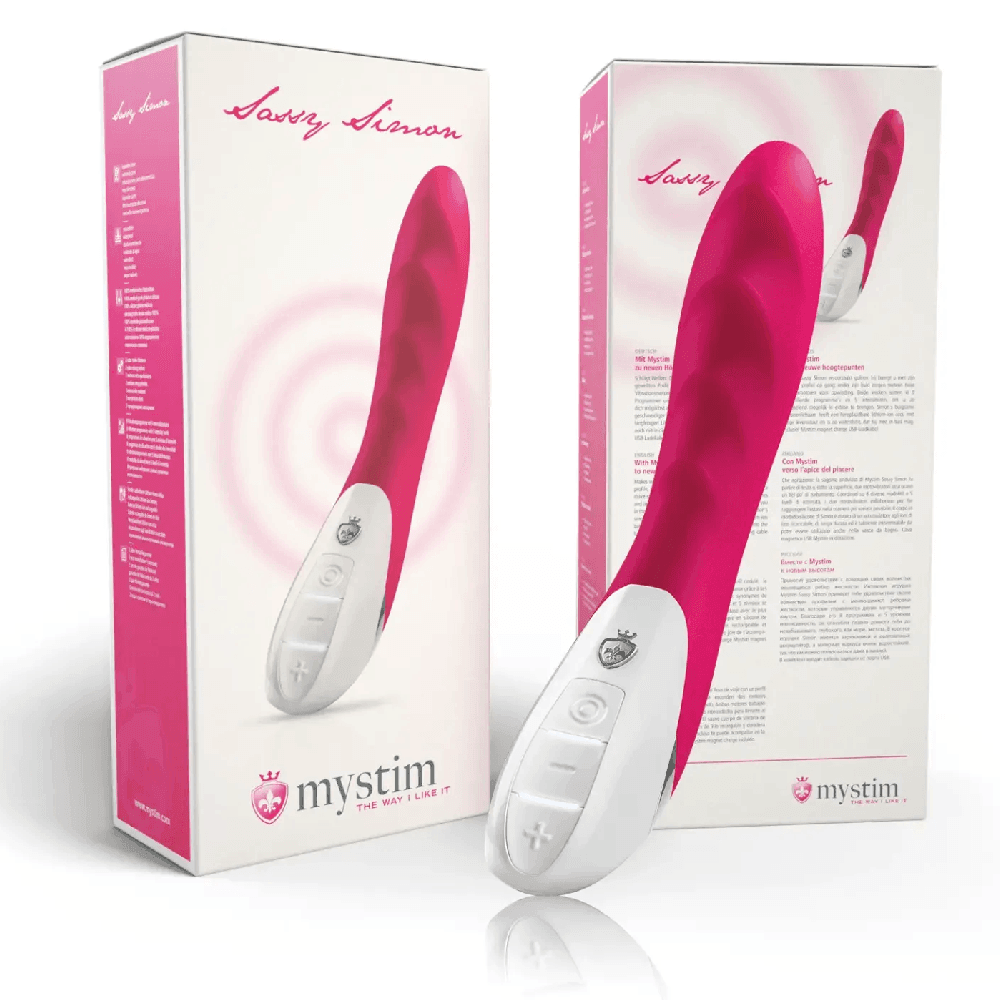 Mystim Sassy Simon Vibrator Naughty Pink G-Spot