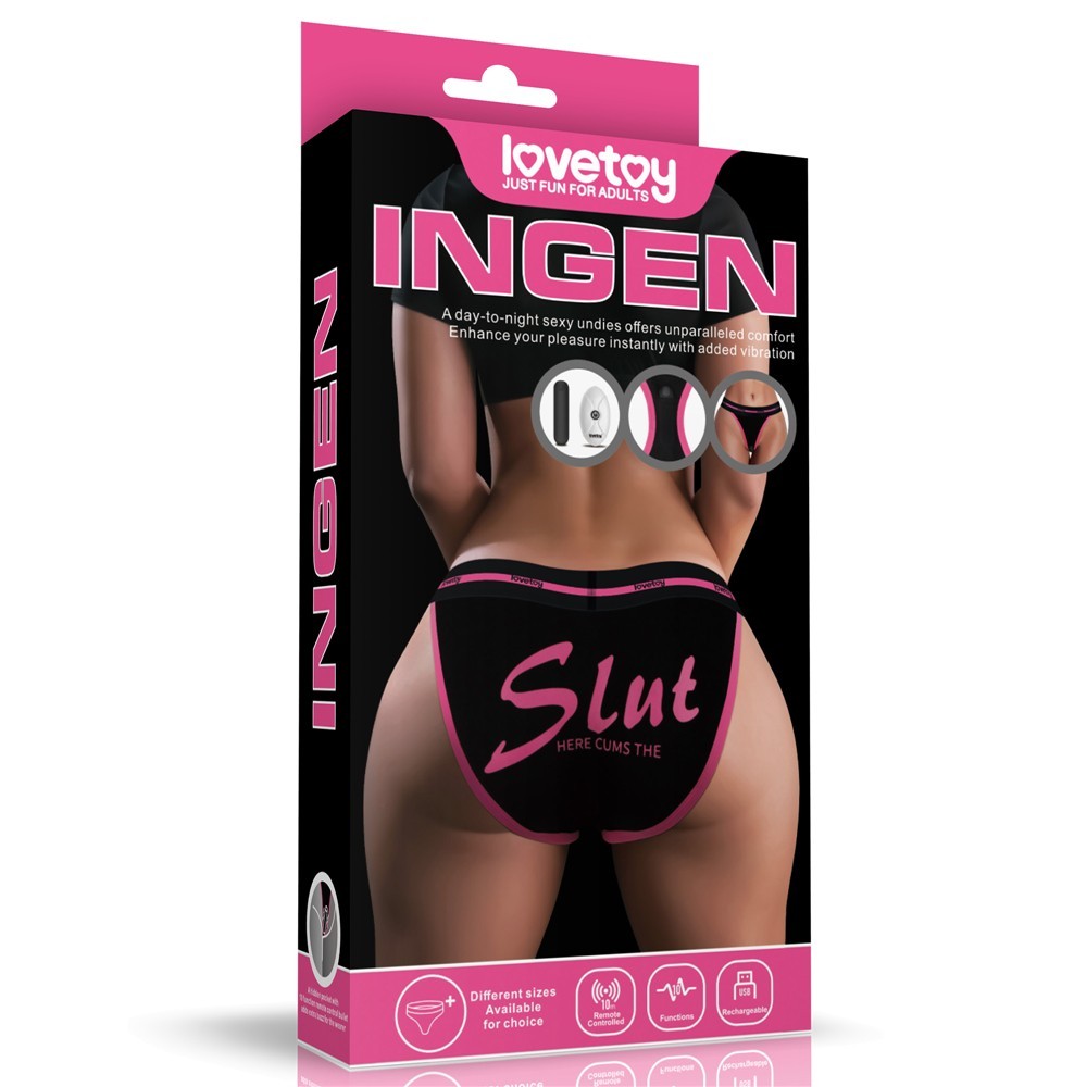 Lovetoy Printed Vibrating Sexy Panties XS/S Giyilebilir Vibratör LV770214A