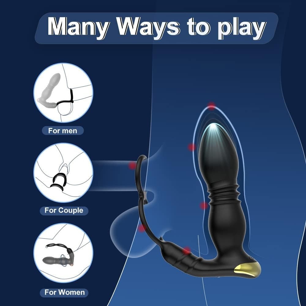 bAŞKa Anal Fantasy Delay Ring İleri Geri Hareketli Prostat Vibratör