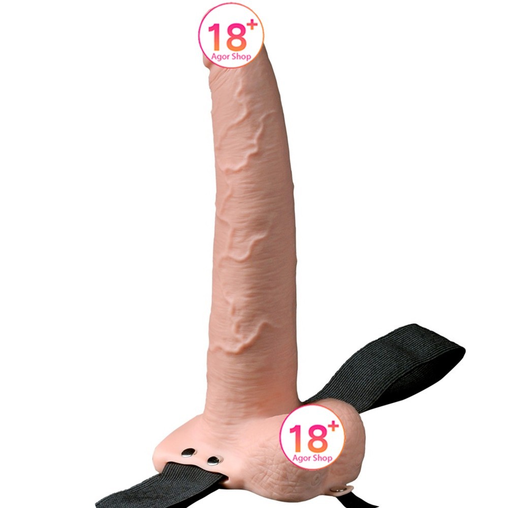 Pipedream Fetish Fantasy Series 9" Hollow Rechargeable Strap-On