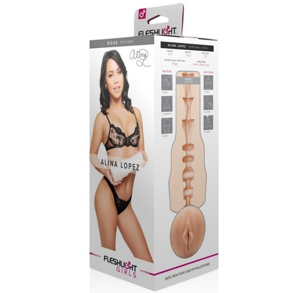 Original Fleshlight Girls Alina Lopez Rose Realistik Vajina Masturbator