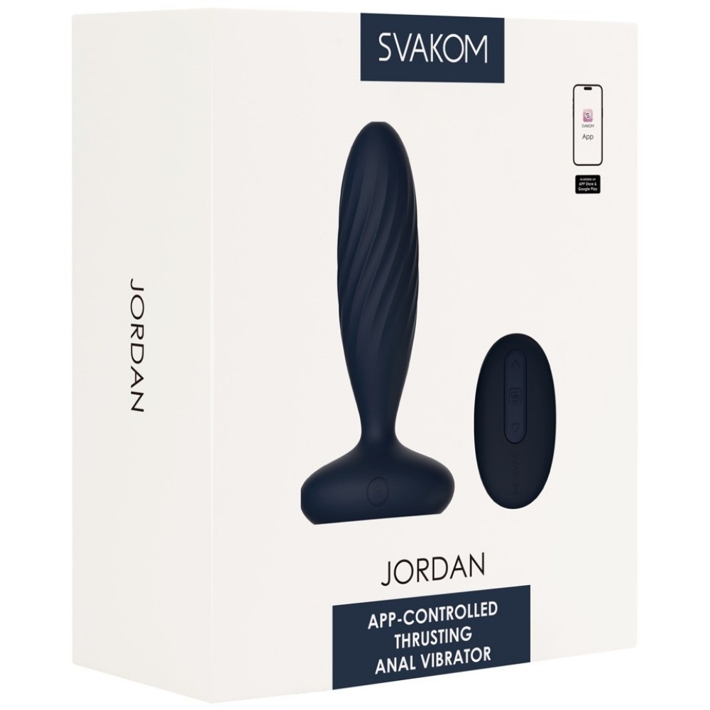 Svakom Jordan App Controlled Thrusting Hareketli Anal Vibratör