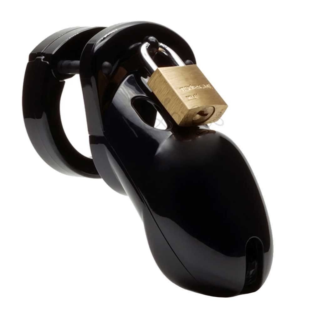 bAŞKa Master Chastity Devices Black Plastik Penis Kafesi