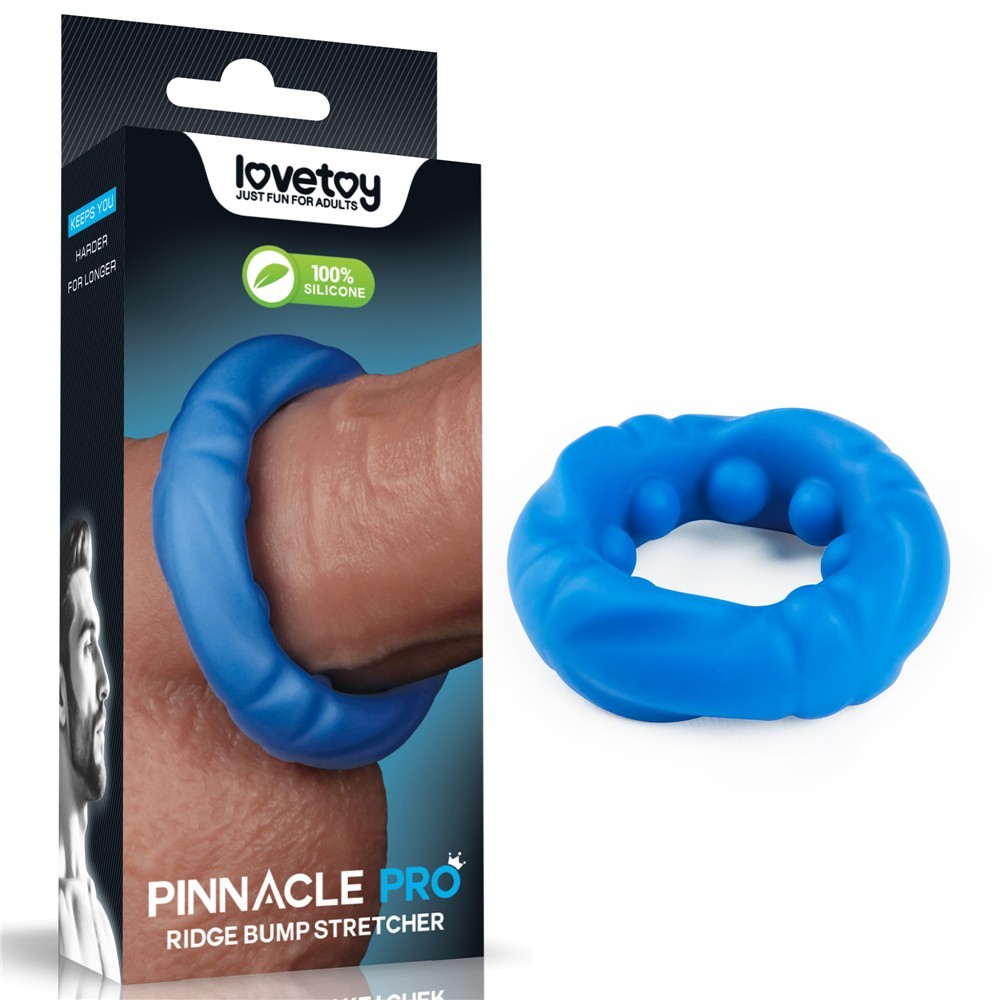 Lovetoy Pinnacle Pro Ridge Bump Stretcher Silikon Penis Halkası LV443012