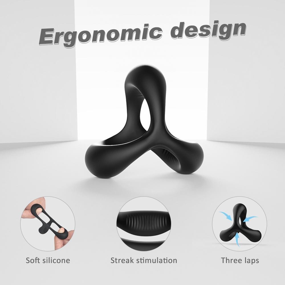 bAŞKa Erotica Toys Black Rider Yumuşak Penis Yüzüğü