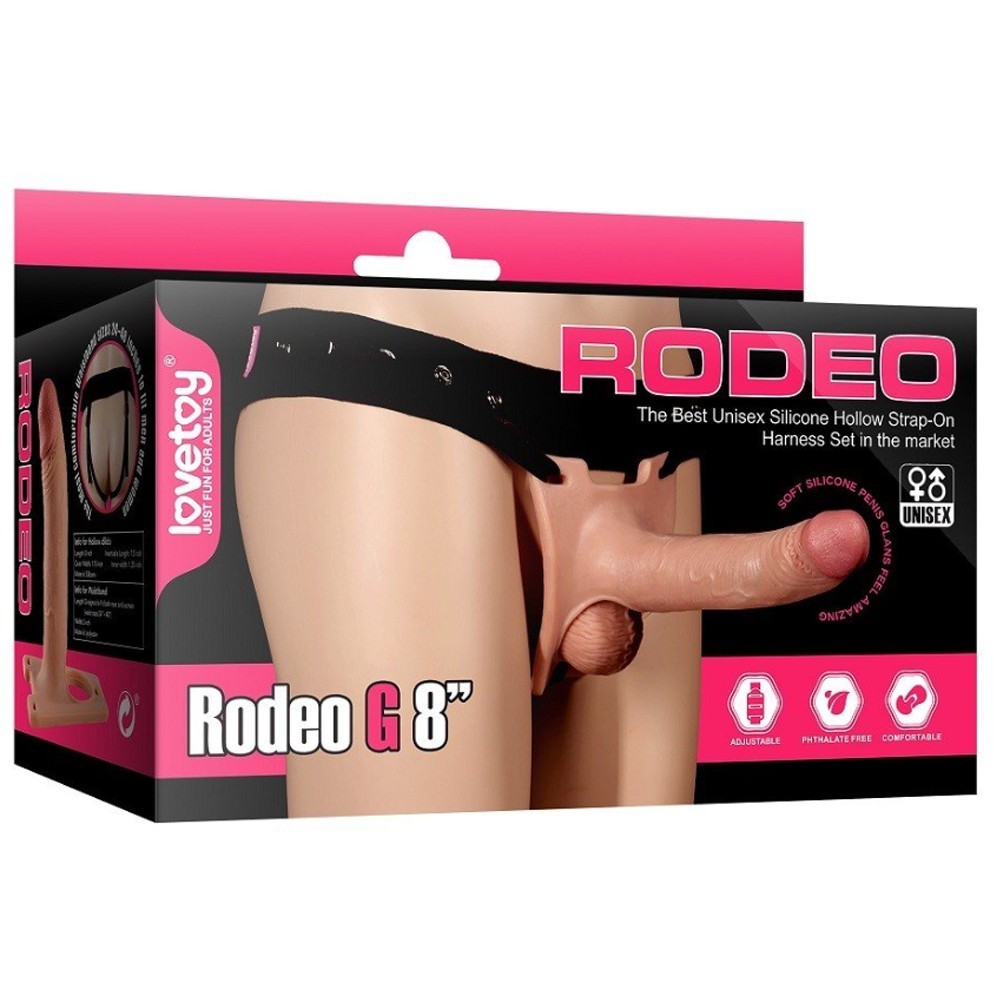 Lovetoy İngen Hollow G8 İçi Boş Belden Bağlamalı Kemerli Penis LV415001