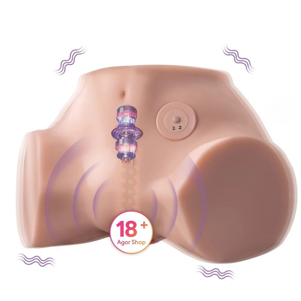 Shequ Fennie Vibrating Masturbator Realistik Kalça SQ-MASV50062