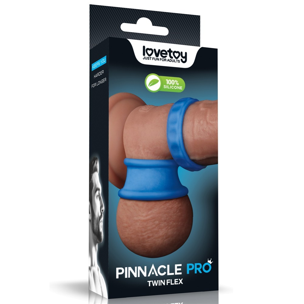 Lovetoy Pinnacle Pro Twin Flex Stretcher Silikon Penis Halkası LV443014