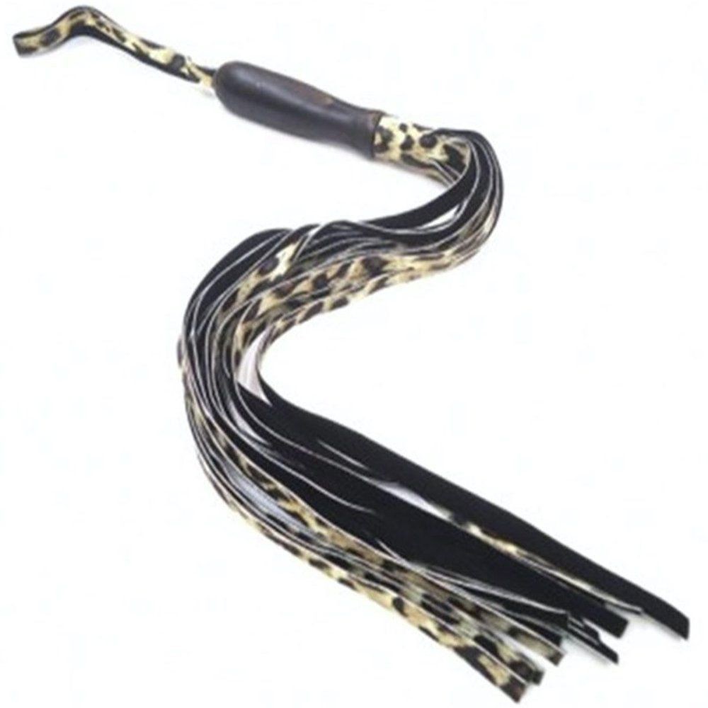 bAŞKa Fetish Fantasy Series Whip Fetiş Kırbaç-Leopar