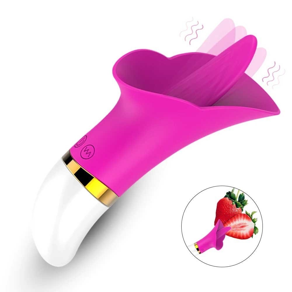 bAŞKa Sex Massager Tongue Vibe Pink Klitoral ve Vajinal Dil Vibratör