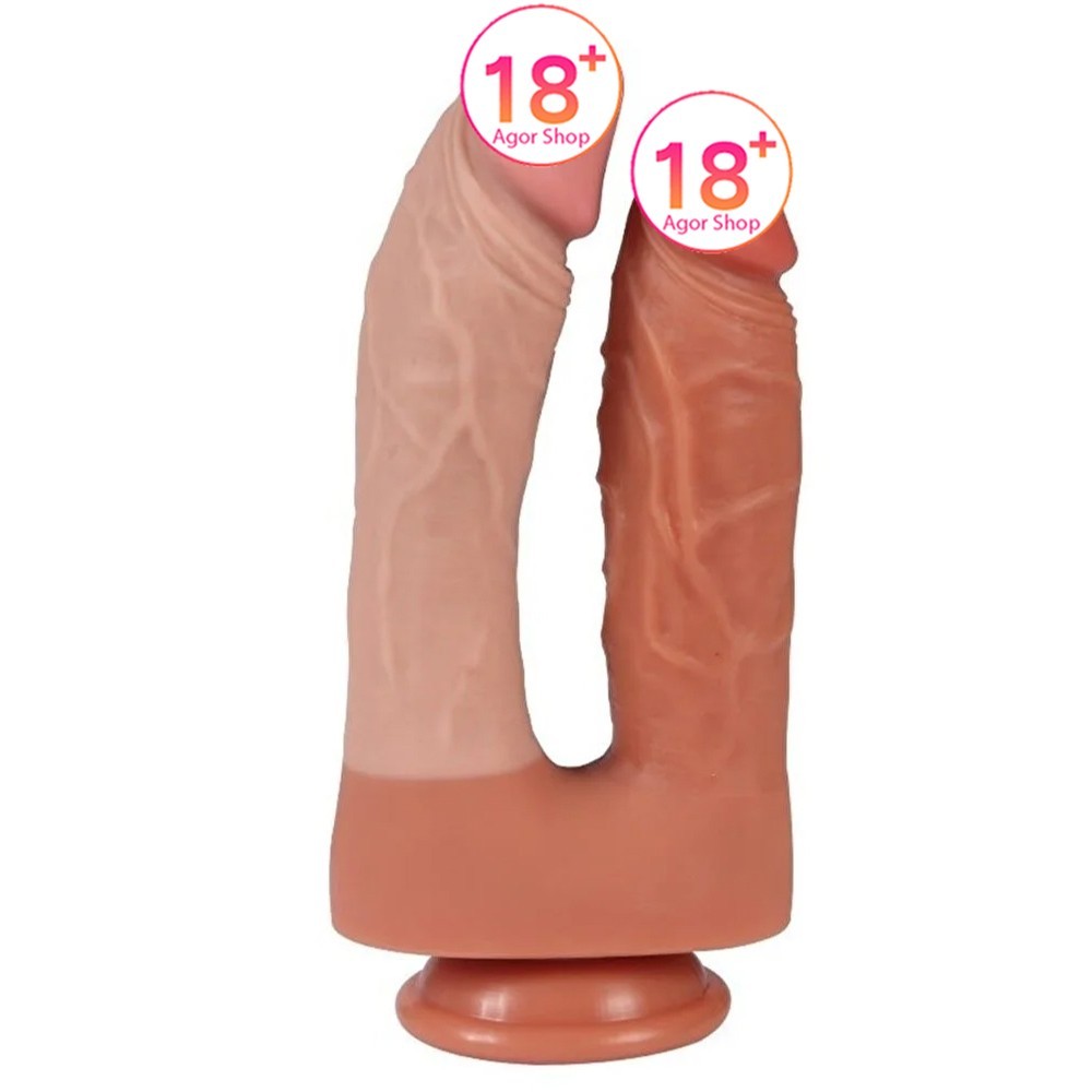 Xise Dildo Jamie Dual Layered Çift Katmanlı Çift Taraflı Penis XS-WBD10076