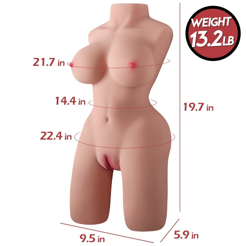 Premium Sucking Emiş Güçlü Yarım Vücut Kalça Masturbator