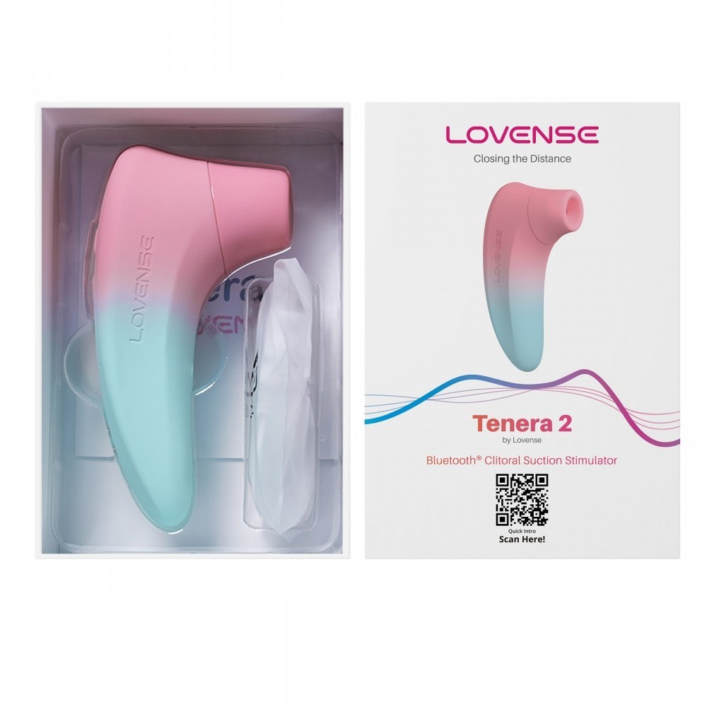 Lovense Tenera 2 App-Controlled Telefon Kontrollü Emiş Vibratör