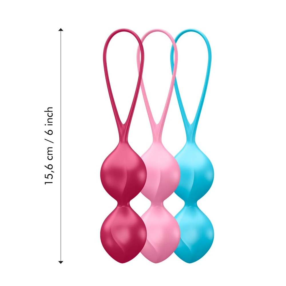 Satisfyer V Balls C03 Double V Balls Kegel Training 3pcs Set