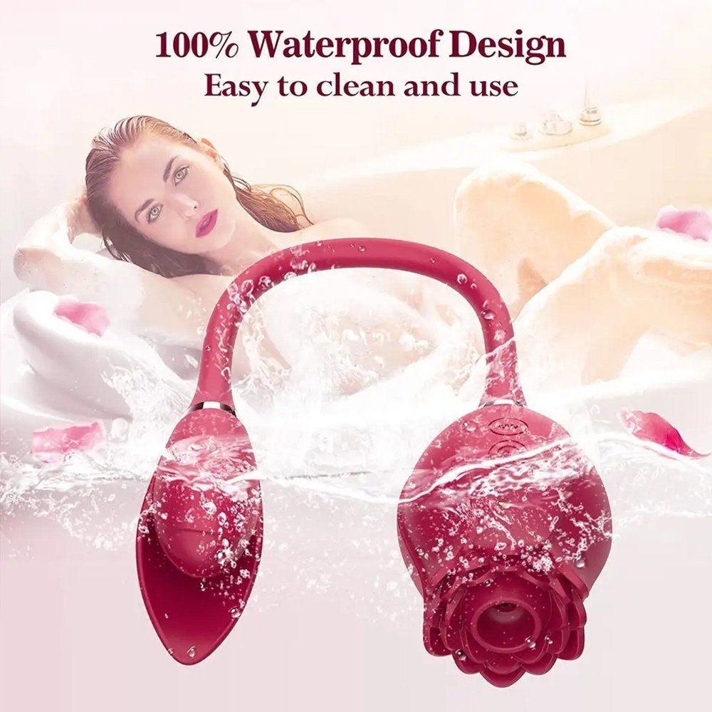 bAŞKa Rose Klitoral Emiş Güçlü Gül Vibratör