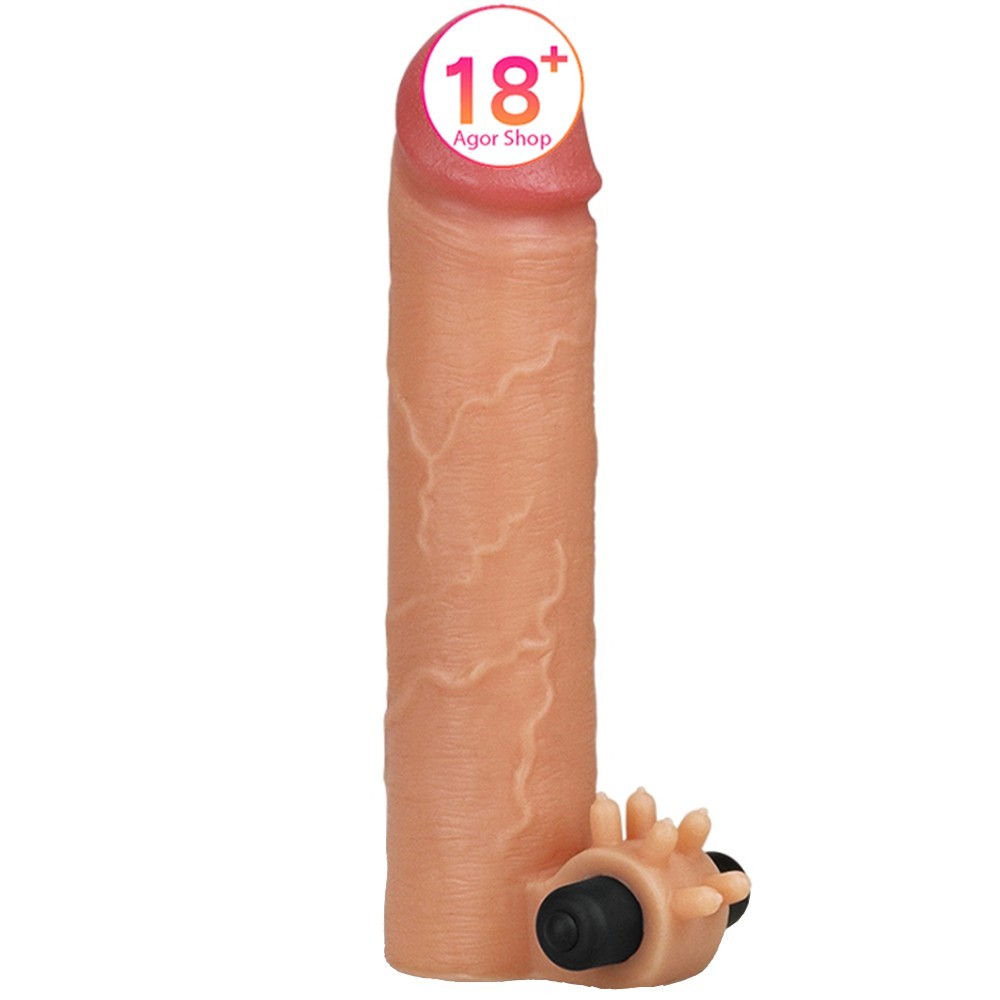 Lovetoy Nature Extender Natural Et Doku Titreşimli Penis Kılıfı LV414101
