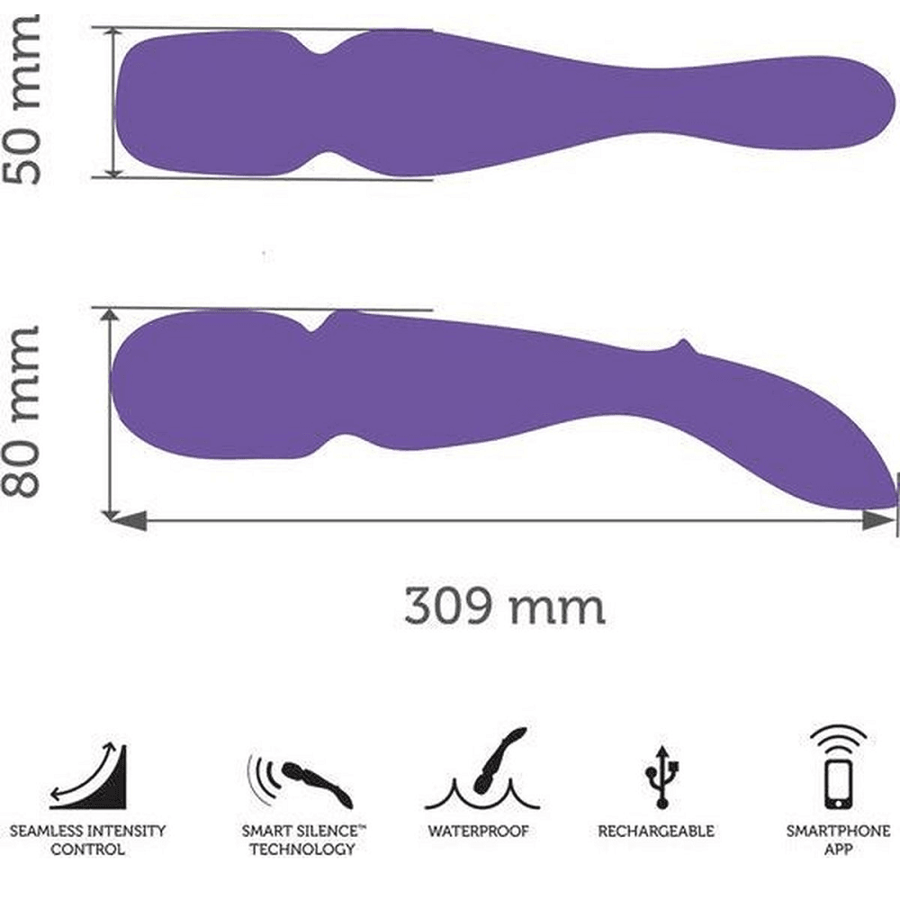 We-Vibe Wand Akıllı Telefon Kontrollü Masaj Wand Vibratör