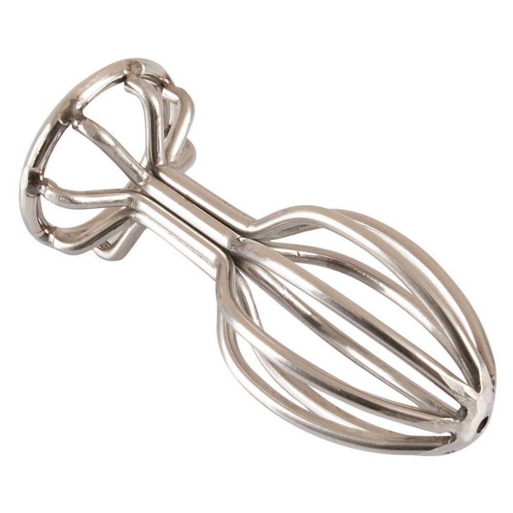 Anos Finest Butt Wear Metal Cage Butt Plug 6.8 Cm