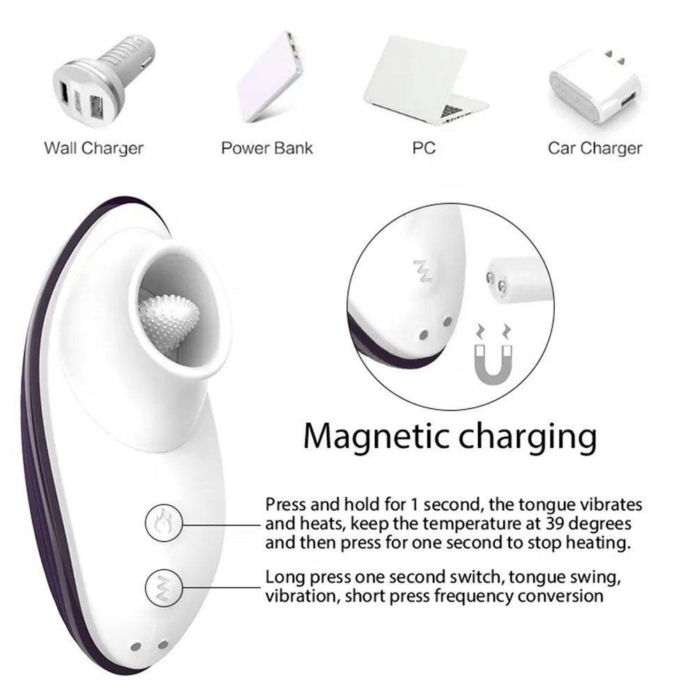 Dibe Sex Massager Thump Tongue Darbeli Dil Vibratör