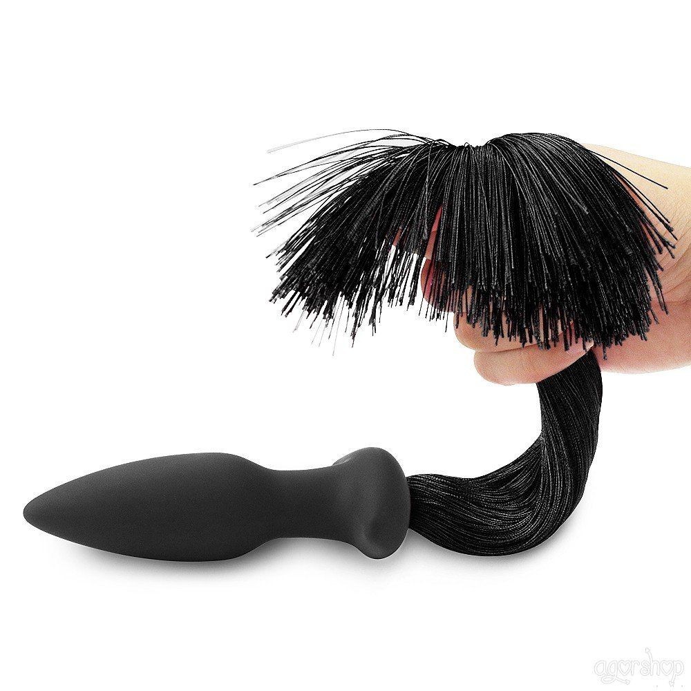 Lovetoy Silicone With Pony Tail Kuyruklu Anal Plug Siyah LV421001