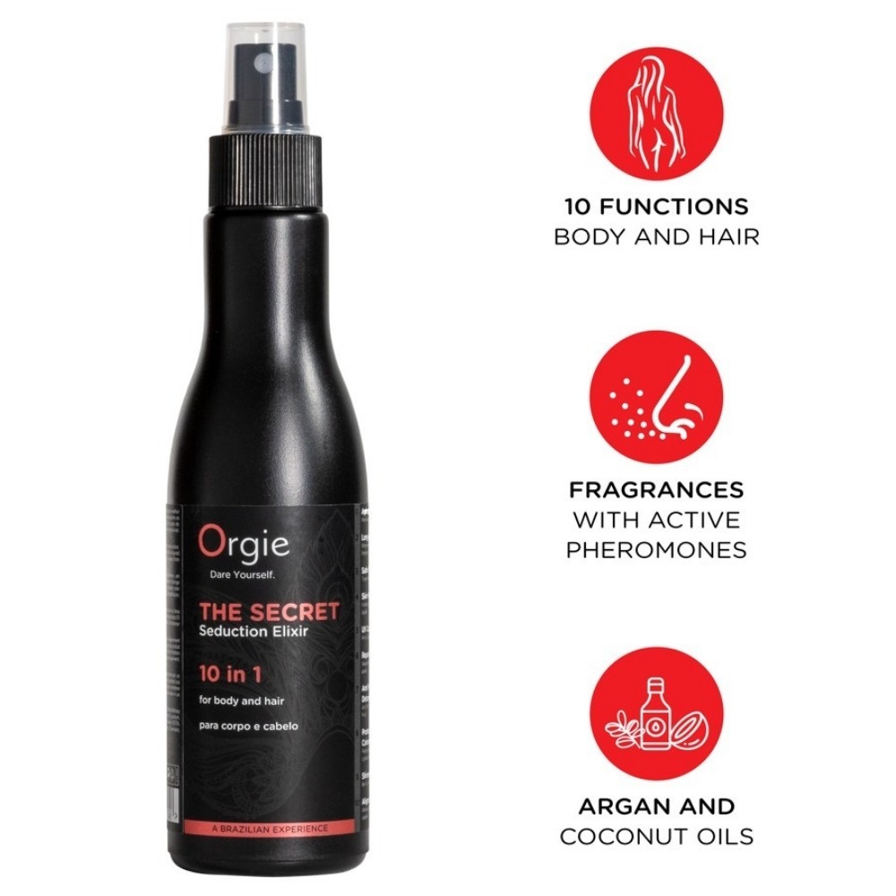 Orgie The Secret Seduction Elixir 10'u 1 Arada Vücut ve Saç Orgasm Losyonu