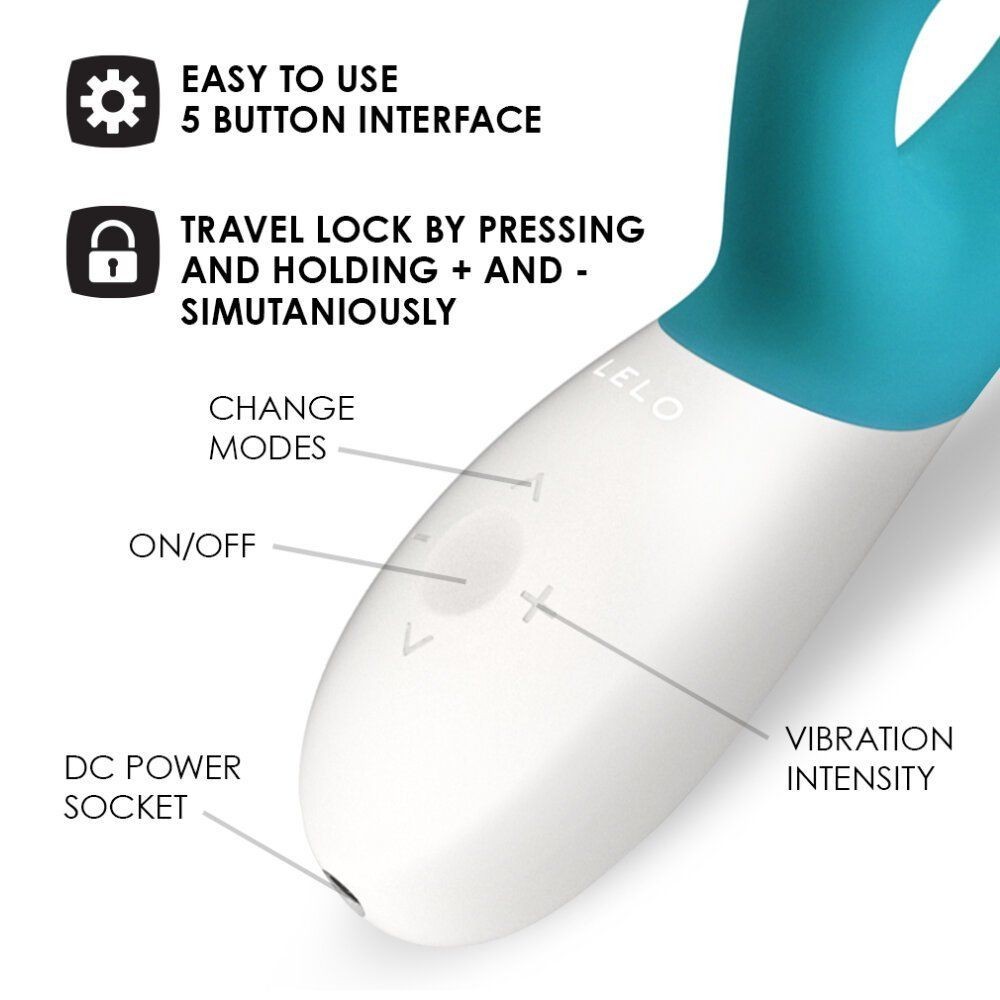 Lelo İna Wave Vibratör Hareketli Rabbit G-Spot Vibratör