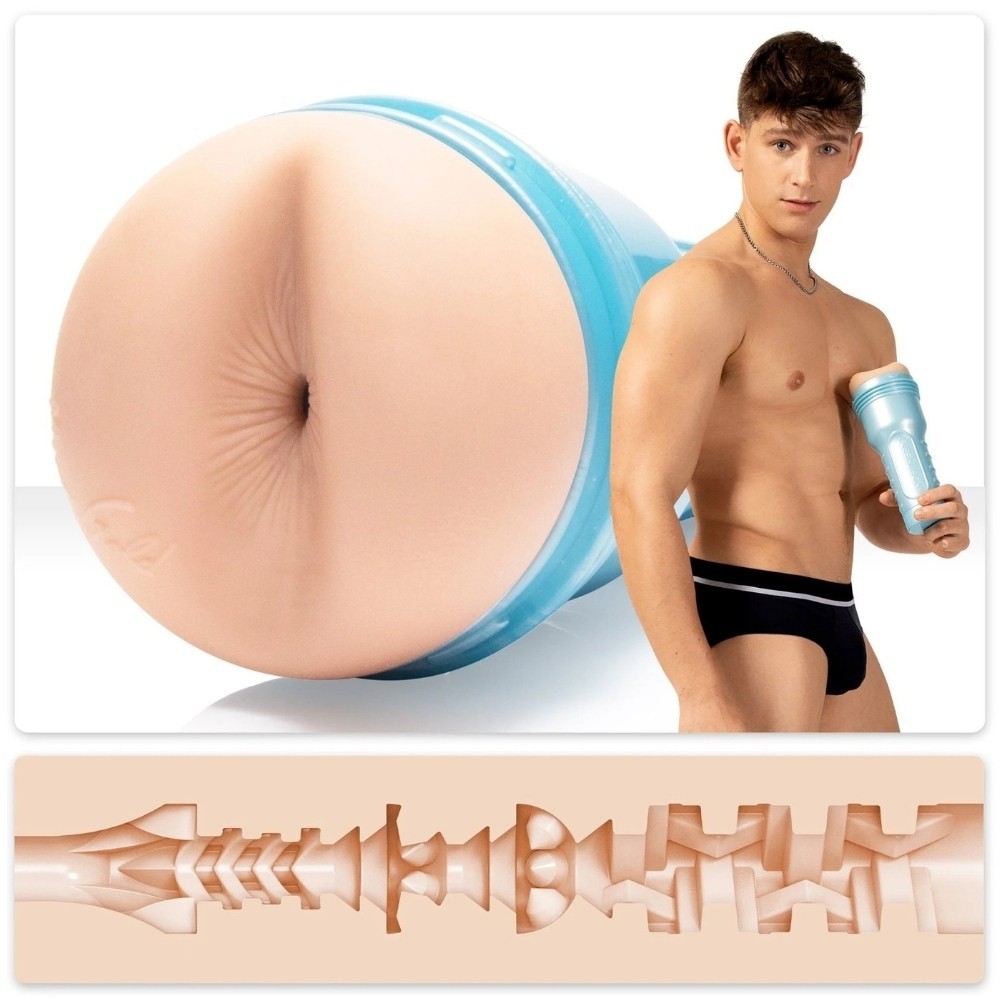 Original Fleshjack Boys Reno Gold Golden Boy Texture Anal Masturbator