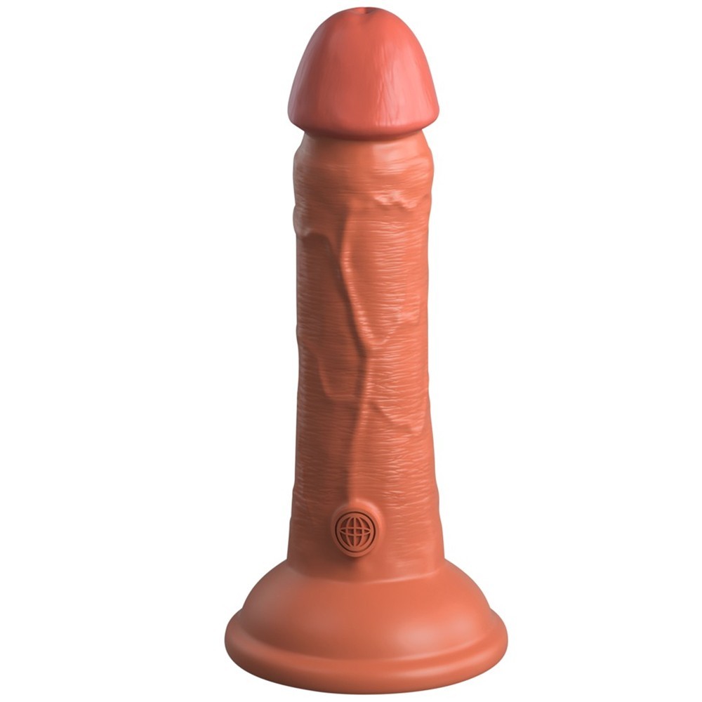 Pipedream King Cock Elite 6 İnch Dual Density Silicone Cock Realistik Penis-Brown