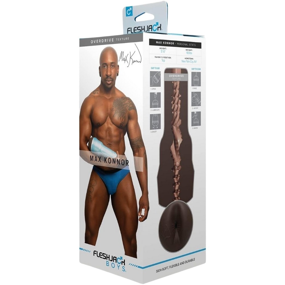 Original Fleshjack Boys Max Konnor Overdrive Anal Masturbator