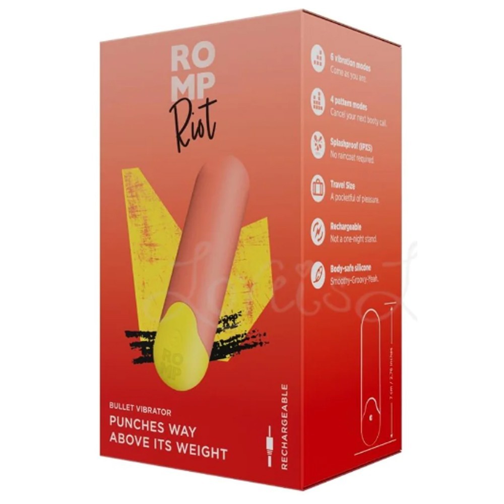 Romp Riot Rechargeable Clitoral Stimulation Bullet Vibrator