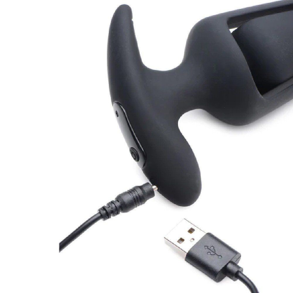 XrBrands Ass Thumpers Power Plug Hollow Tünel Anal Vibratör