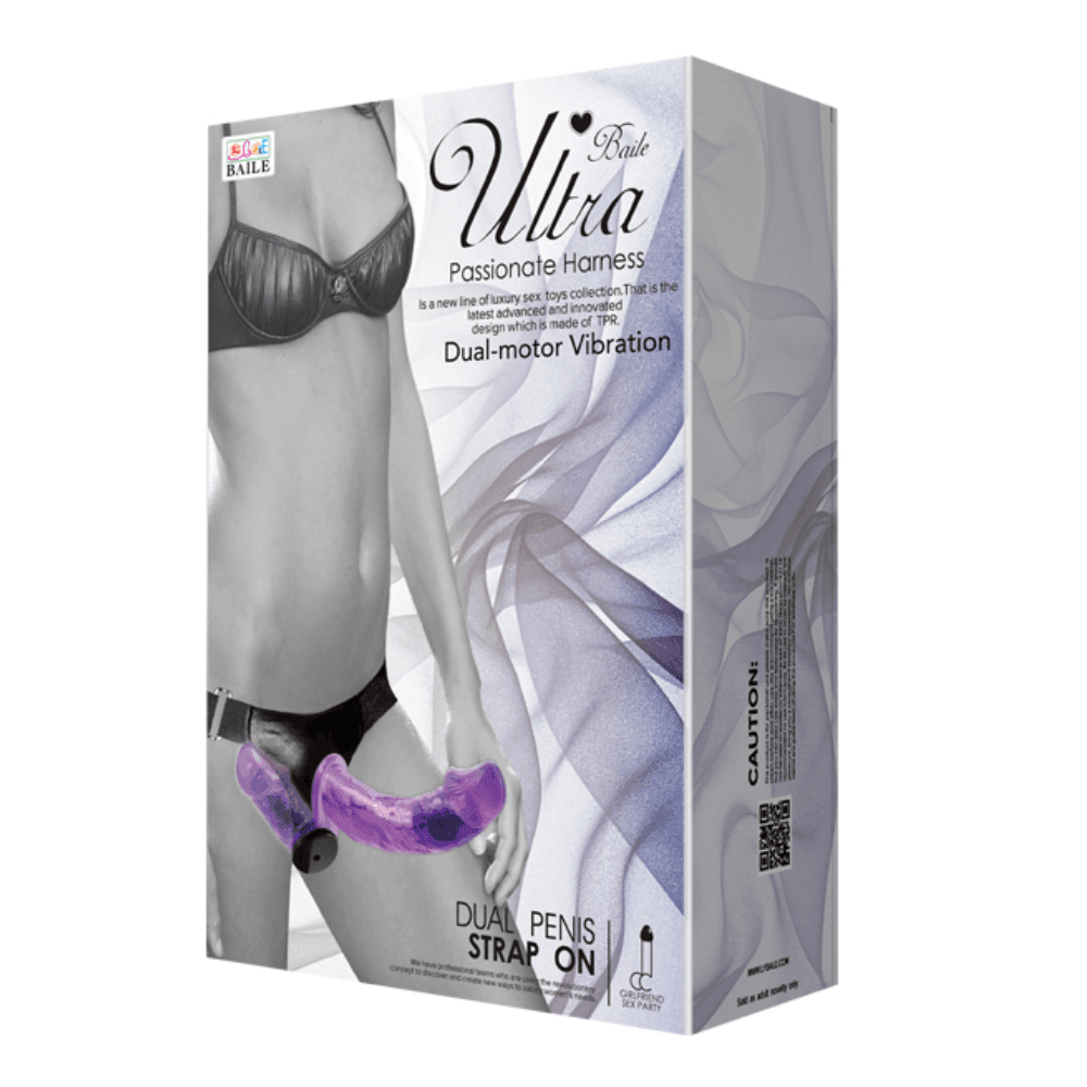 Baile Ultra Passionate Harness Belden Bağlamalı Biseksüel Strap-On Penis