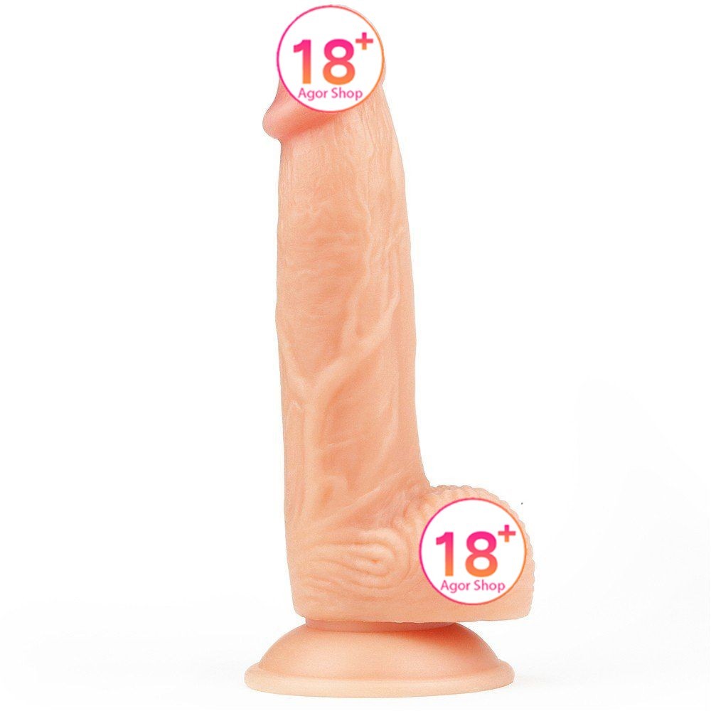 Lovetoy The Ultra Soft Dude Dildo Yumuşak Realistik Penis 20 cm LV1088