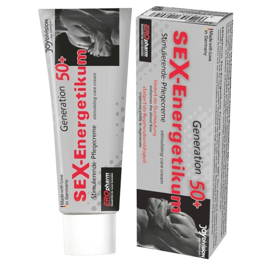 Joy Division Sex Energetic 50+ Erkeklere Özel Penis Kremi 40 Ml