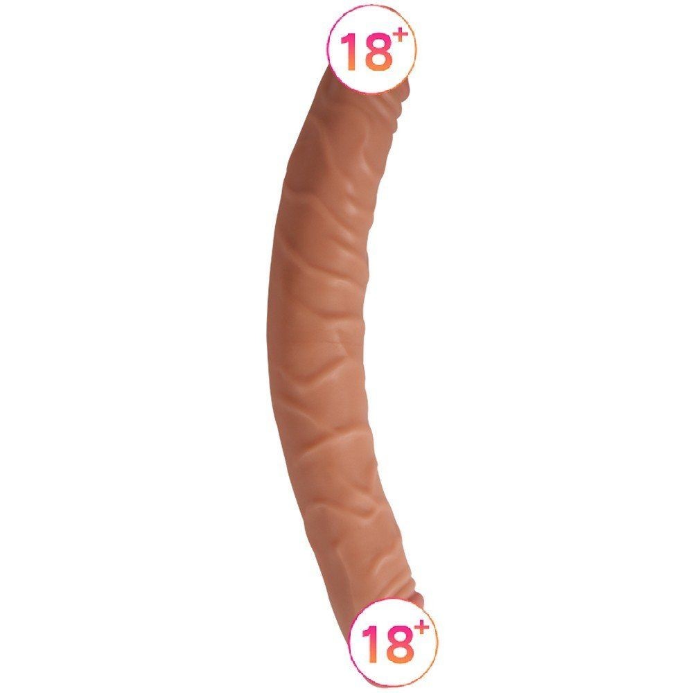 Shequ Lester 33 cm Flexible Çift Taraflı Realistik Penis XS-WBC10074