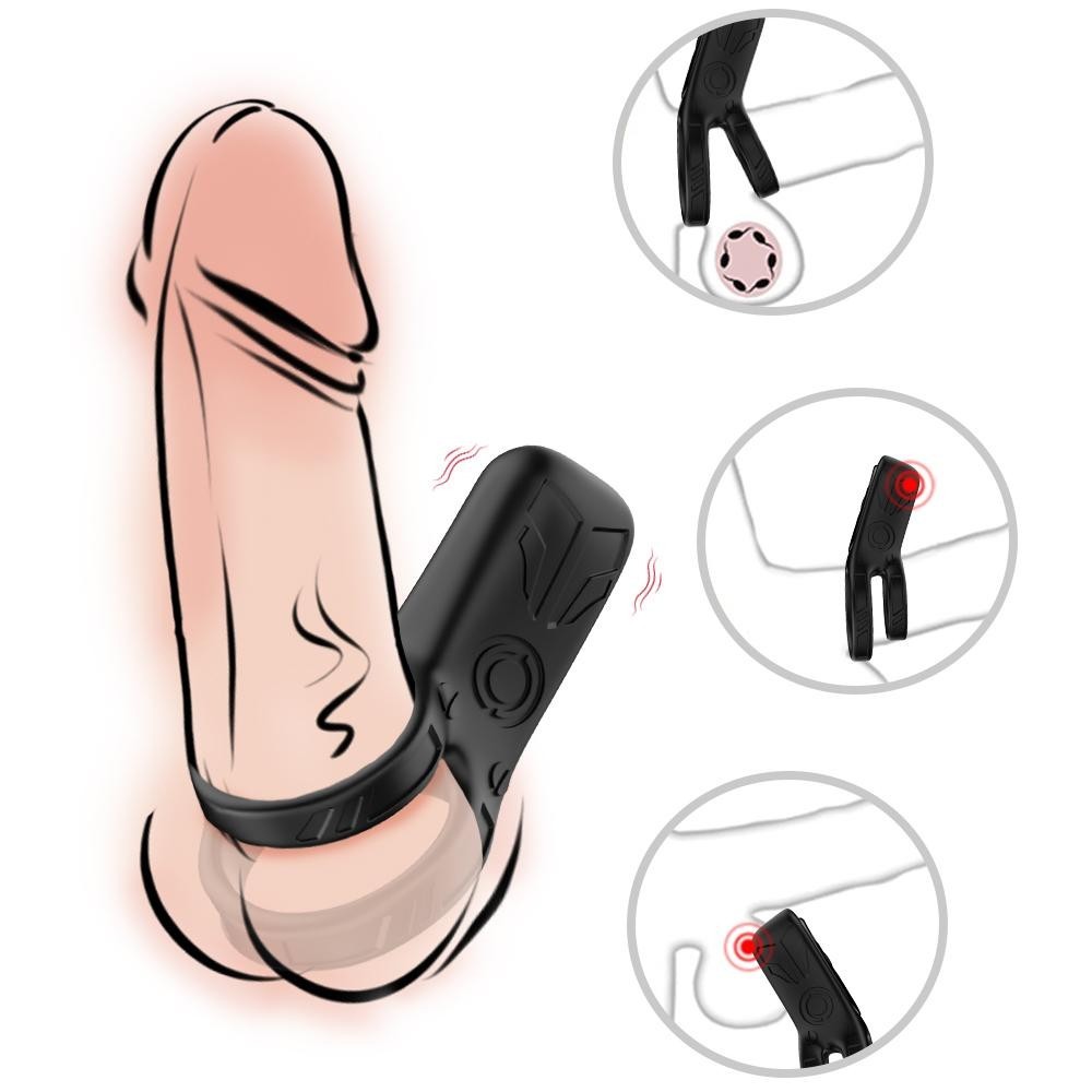 bAŞKa Erotica Toys Clitoral Cock Ring Şarjlı Klitrois Penis Yüzüğü