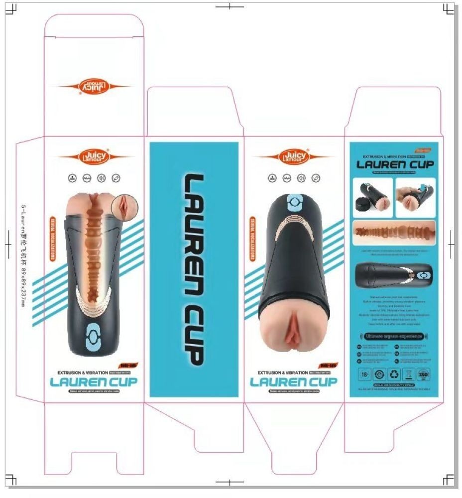 Xise Juicy Lamour Lauren Cup Titreşimli Vajina Masturbator JC-MA70043