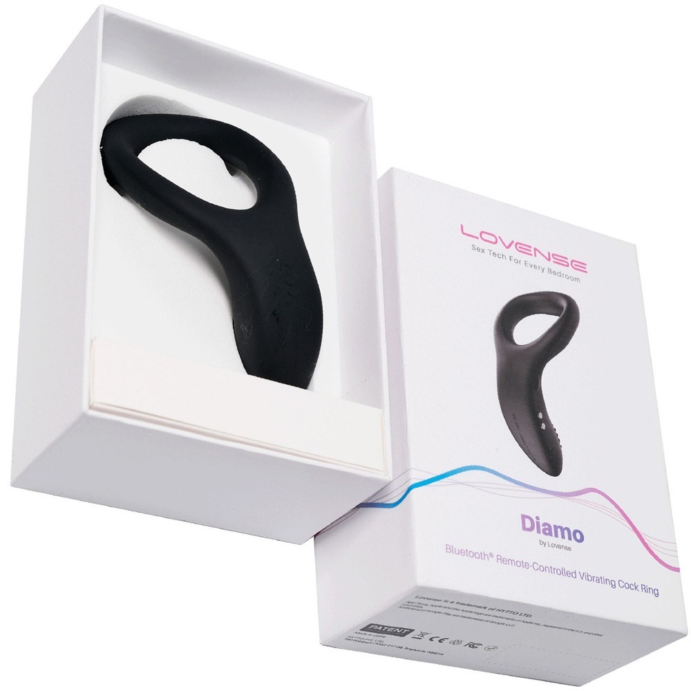 Lovense Diamo Cock Ring Telefon Kontrollü Penis Halkası