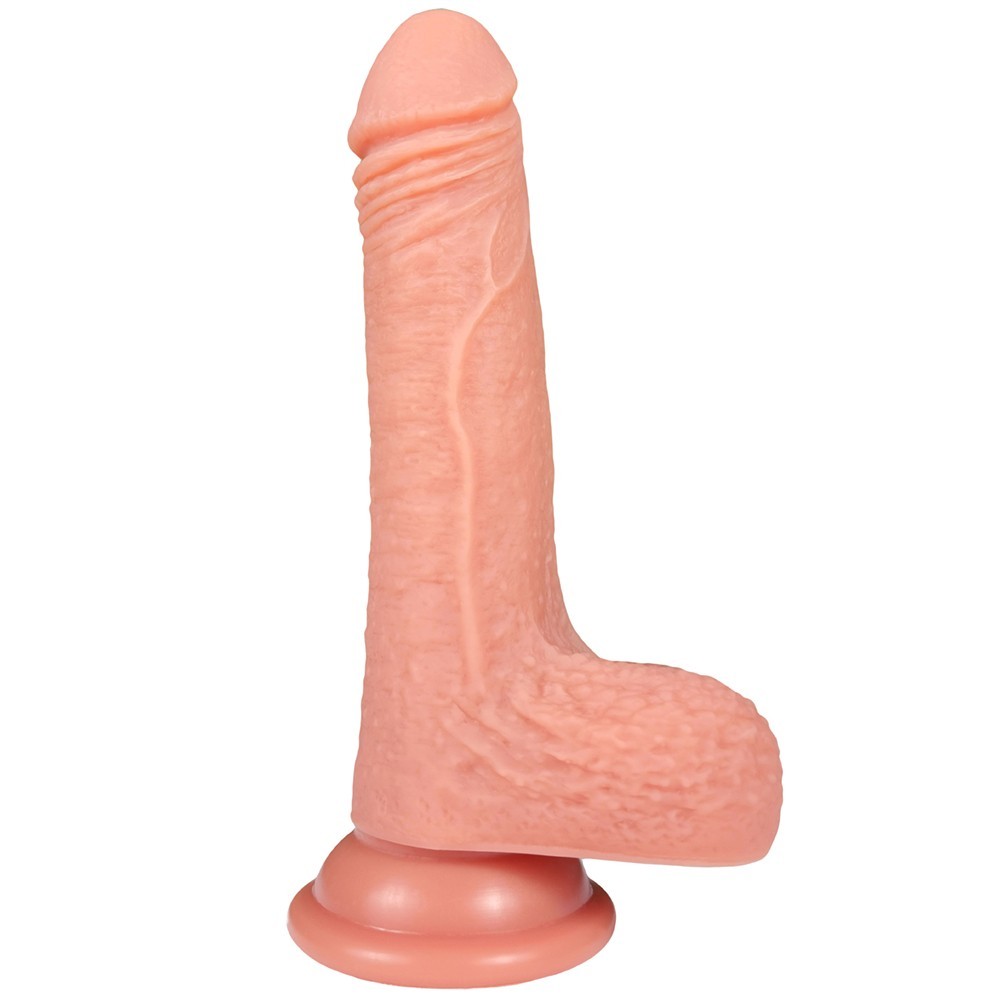 Shequ Crowley's 7'' Dildo Natural Çift Katmanlı Realistik Penis SQ-WBD10009